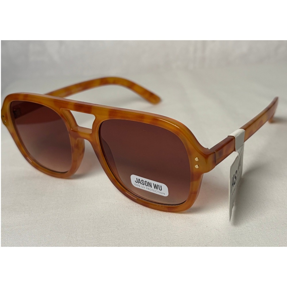 Jason Wu Women Tortoise Aviator Sunglasses 100% UV Protection New With Tags